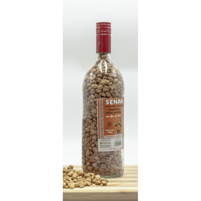 Salted Peanuts over wood fire - 650g - Bottle